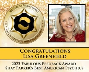 Lisa Greenfield - Psychic award